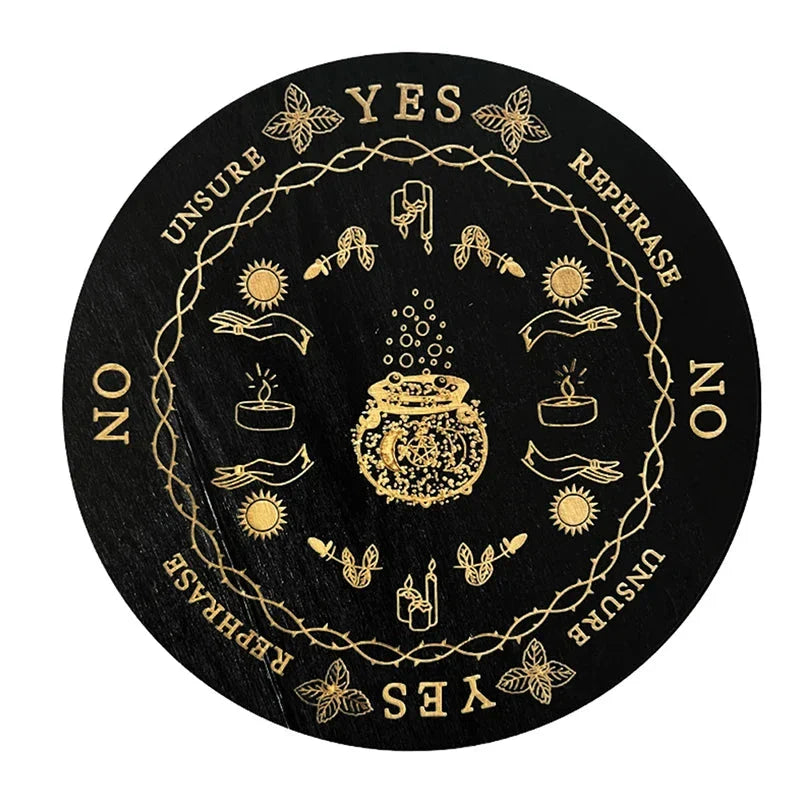 Wood Pendulum Boards Green Witch Creations