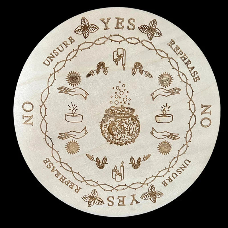 Wood Pendulum Boards Green Witch Creations