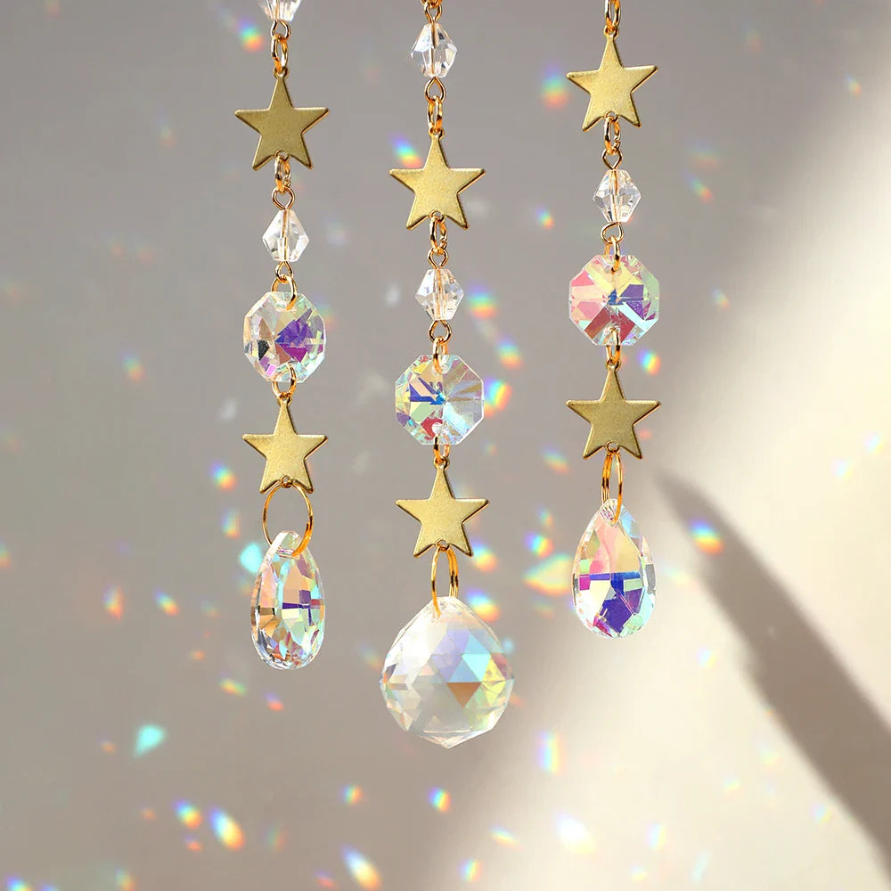 Crystal Moon Suncatchers Green Witch Creations