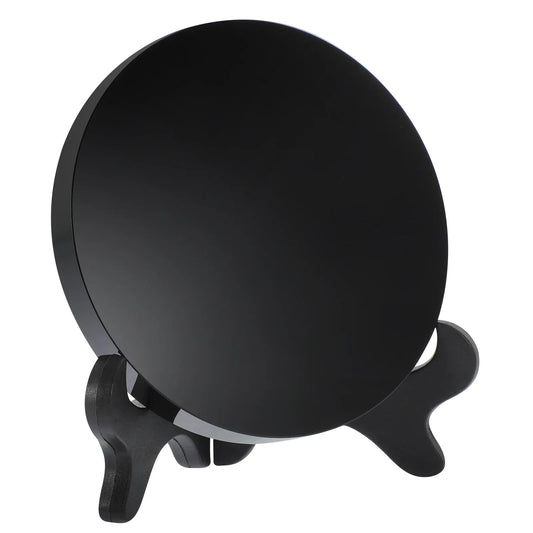Black Obsidian Mirror Green Witch Creations