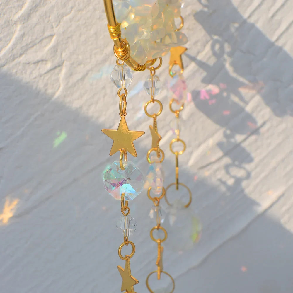 Crystal Moon Suncatchers Green Witch Creations