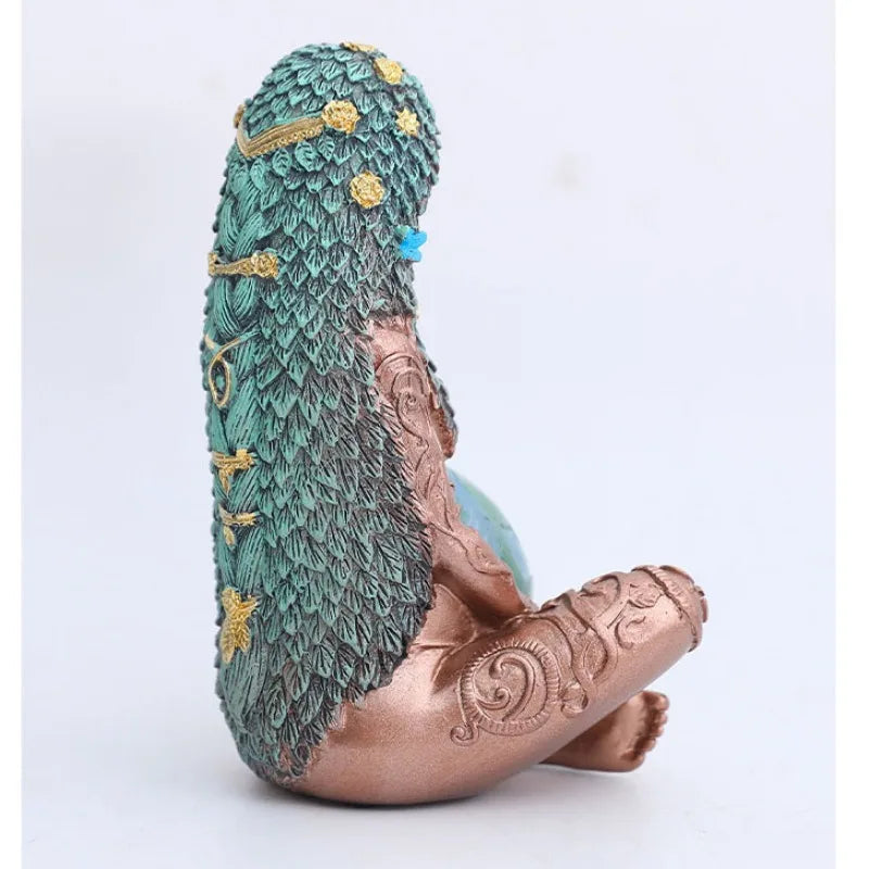 Mother Earth Gaia Statue Green Witch Creations