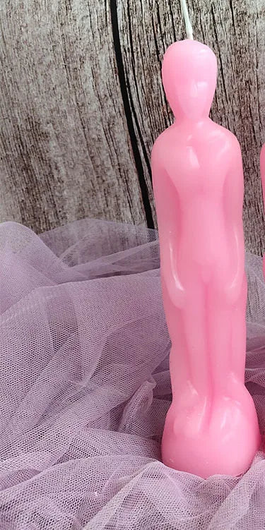 Female and Male Figurine Candles Green Witch Creations