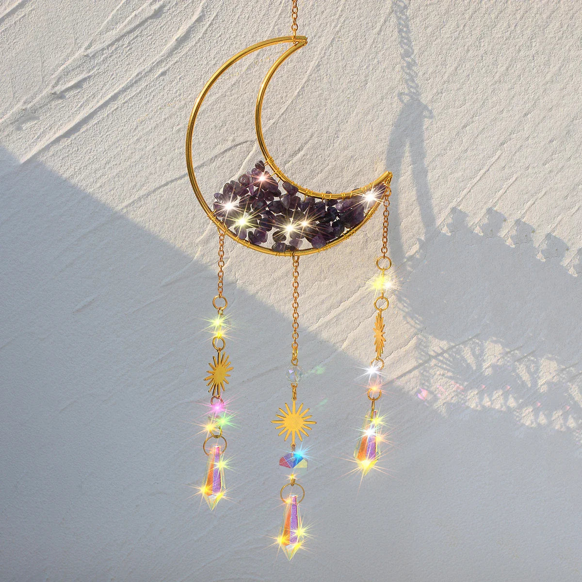 Crystal Moon Suncatchers Green Witch Creations