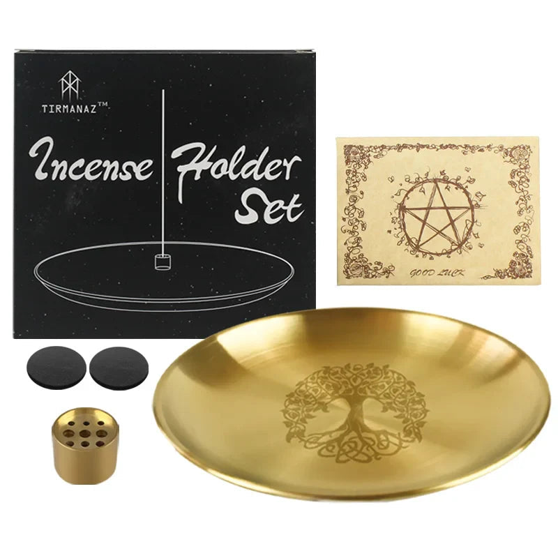 Gold Altar Plates Green Witch Creations