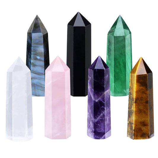 Crystal Obelisk Towers Green Witch Creations