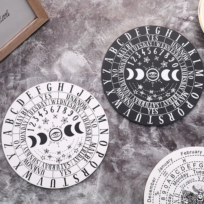 Wood Pendulum Boards Green Witch Creations