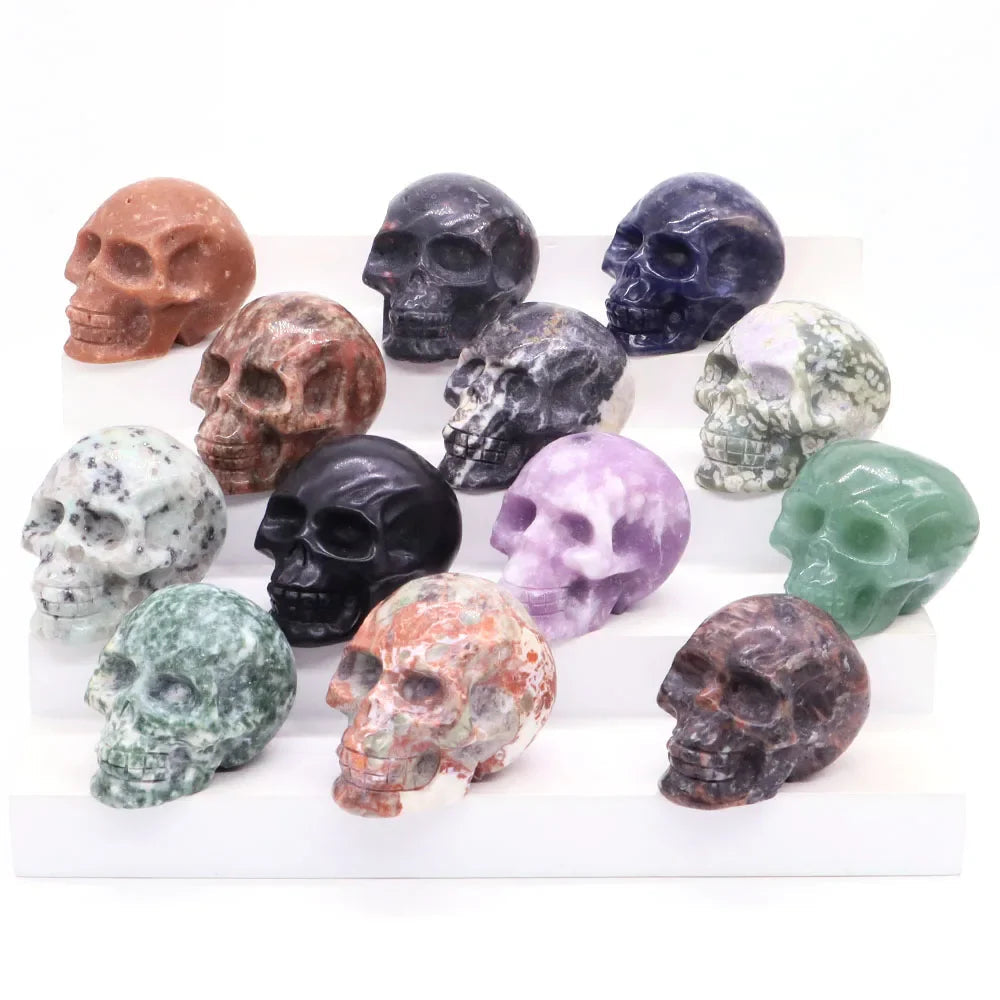 Crystal Skulls Green Witch Creations
