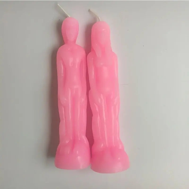 Female and Male Figurine Candles Green Witch Creations