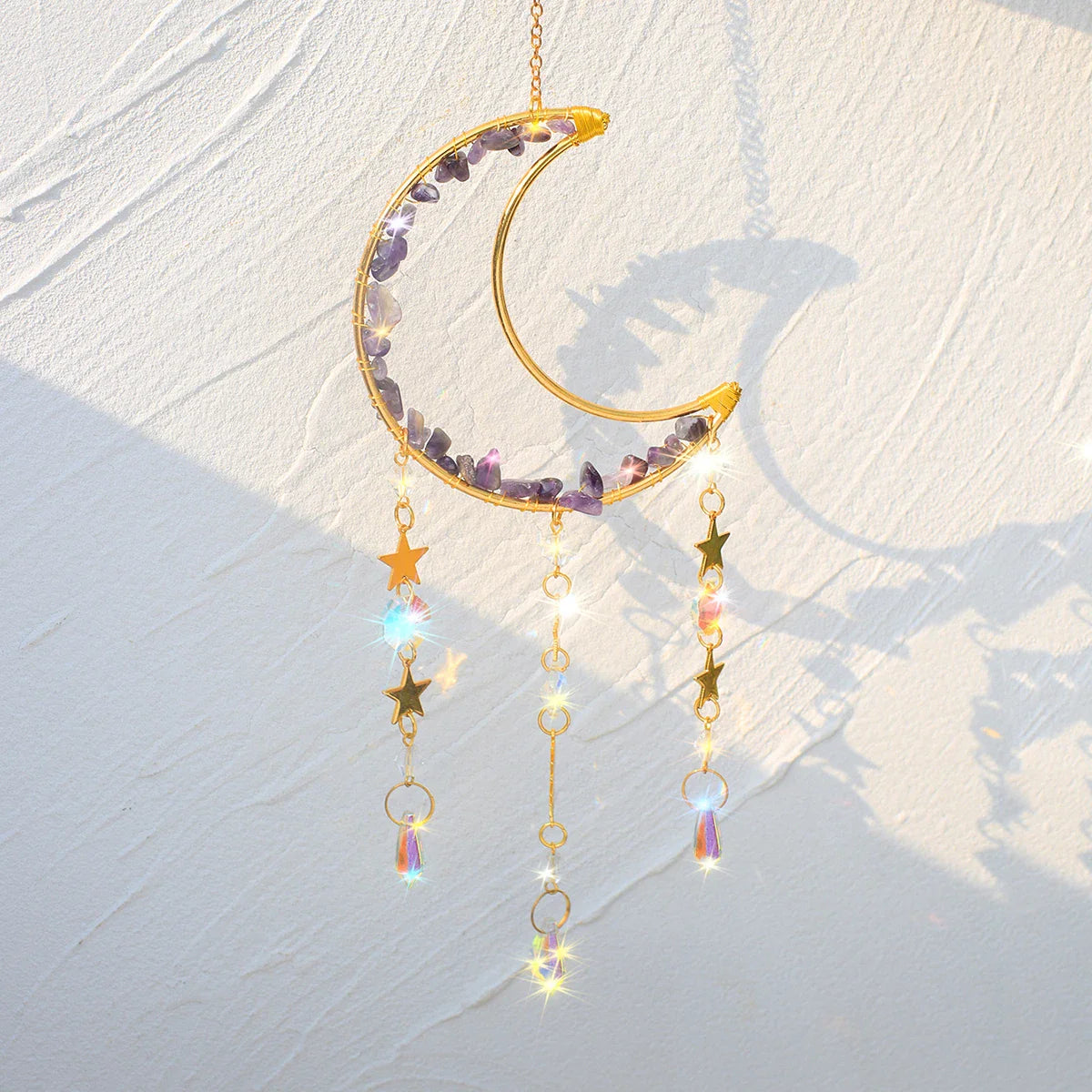 Crystal Moon Suncatchers Green Witch Creations