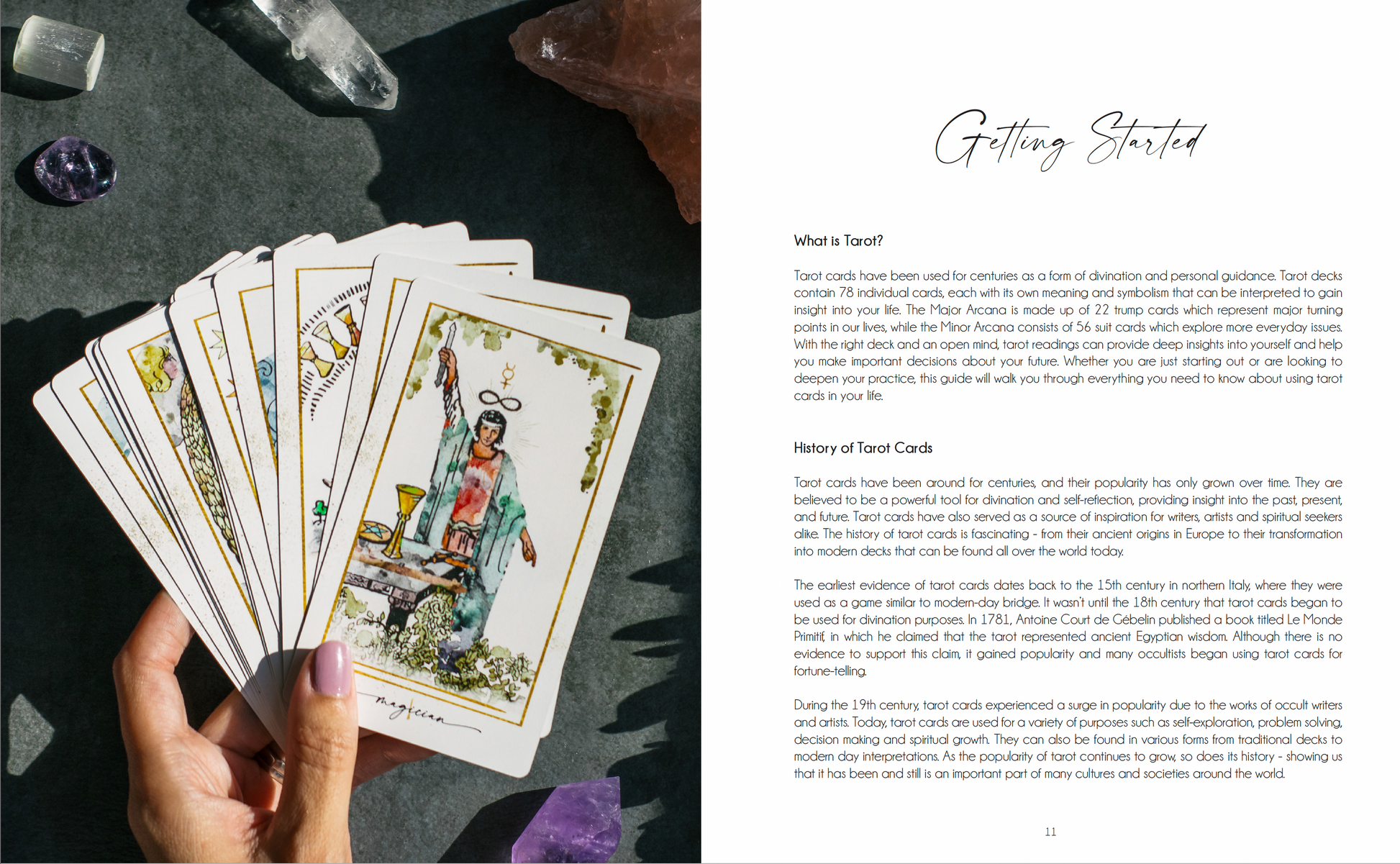 Decoding the Cards: A Tarot Workbook for Intuitive Exploration Writual Planner