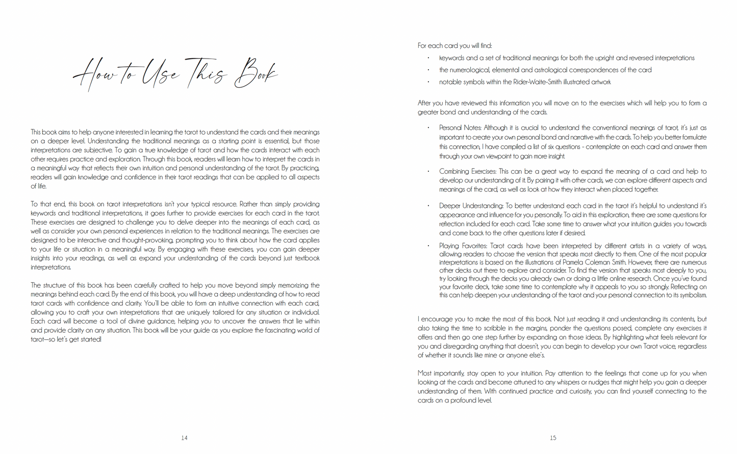 Decoding the Cards: A Tarot Workbook for Intuitive Exploration Writual Planner