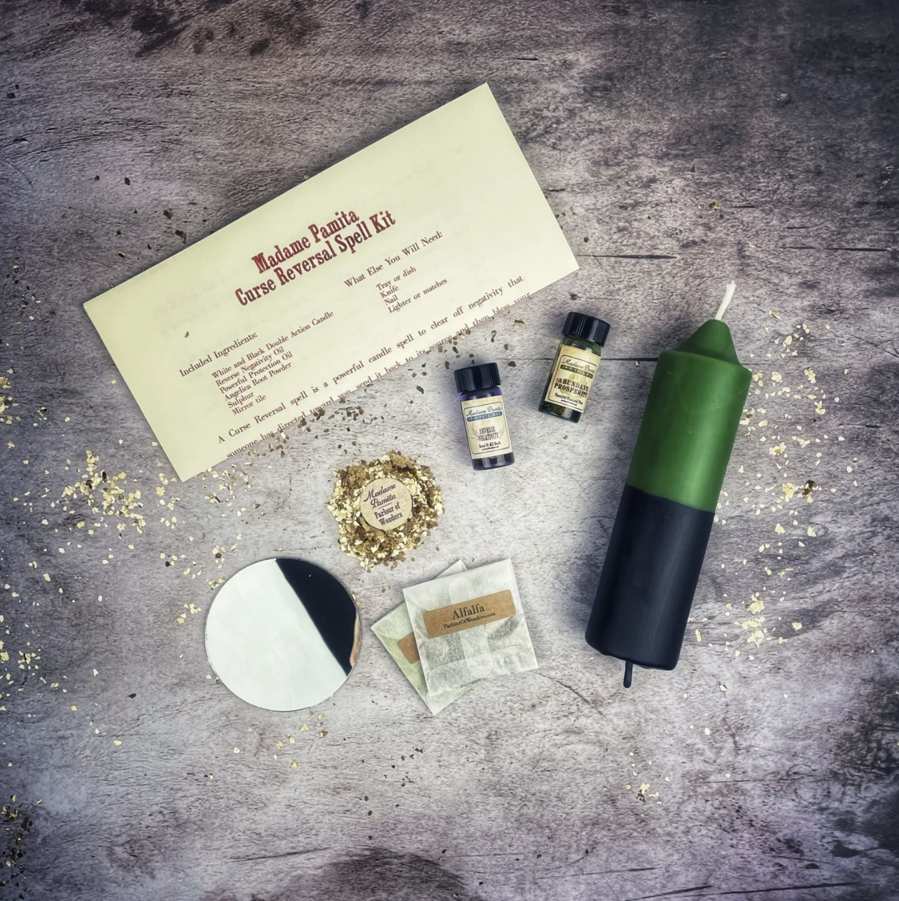 Curse Reversal Candle Spell Kit Parlour of Wonders