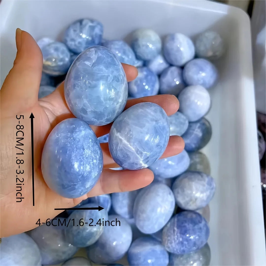 Celestite Palm Stone Green Witch Creations