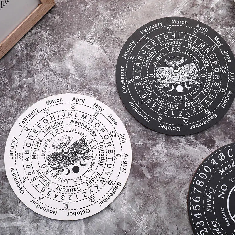 Wood Pendulum Boards Green Witch Creations