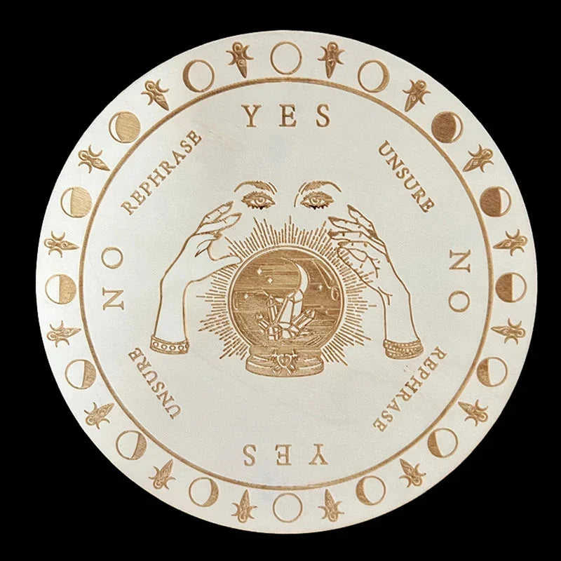 Wood Pendulum Boards Green Witch Creations