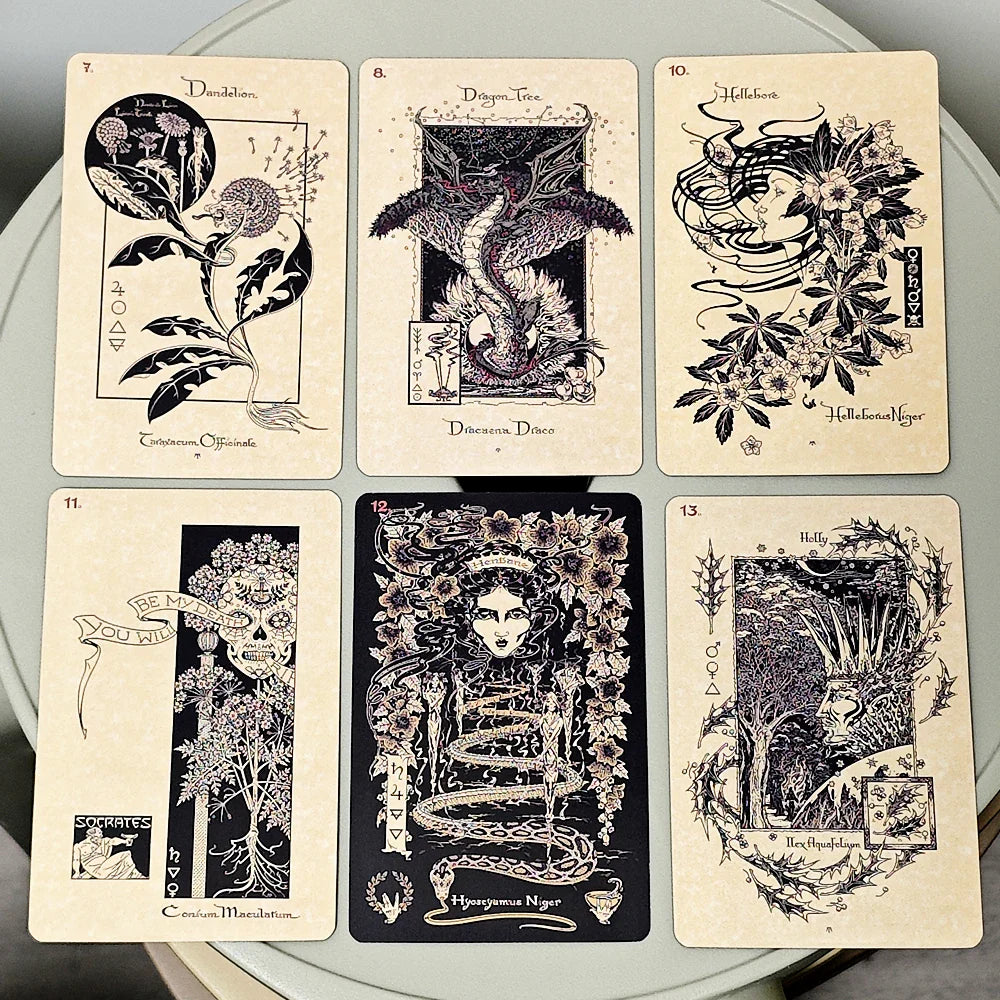 The Magickal Botanical Oracle Deck Green Witch Creations
