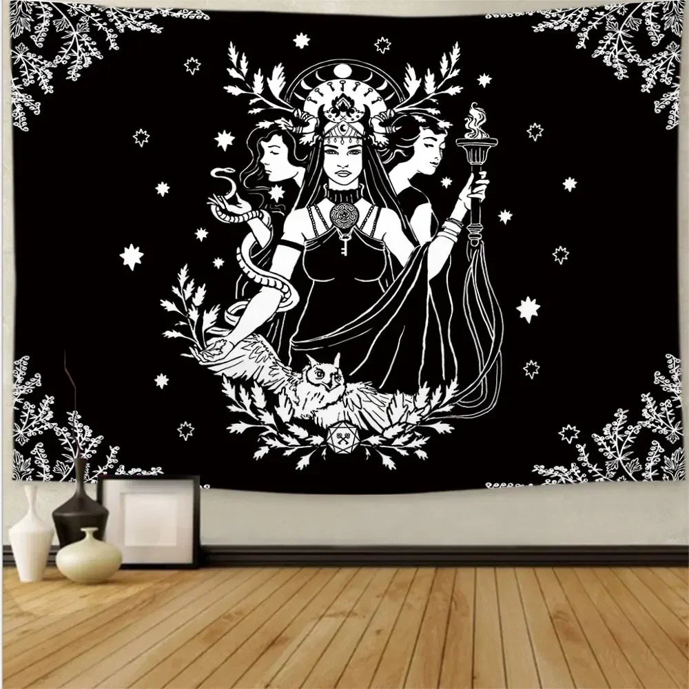Witchy Design Tapestries Green Witch Creations