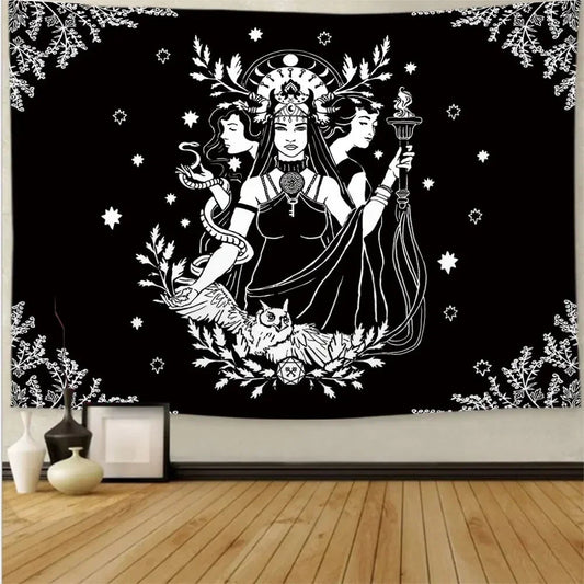 Witchy Design Tapestries Green Witch Creations