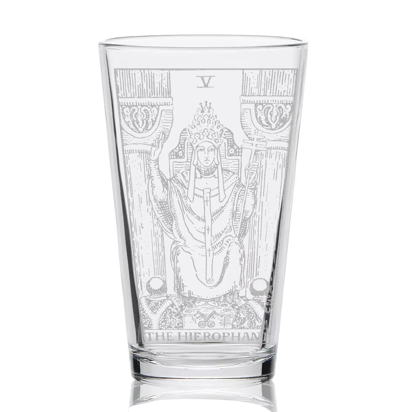 RIDER-WAITE TAROT CARD Pint Glasses by LumEngrave VYSN