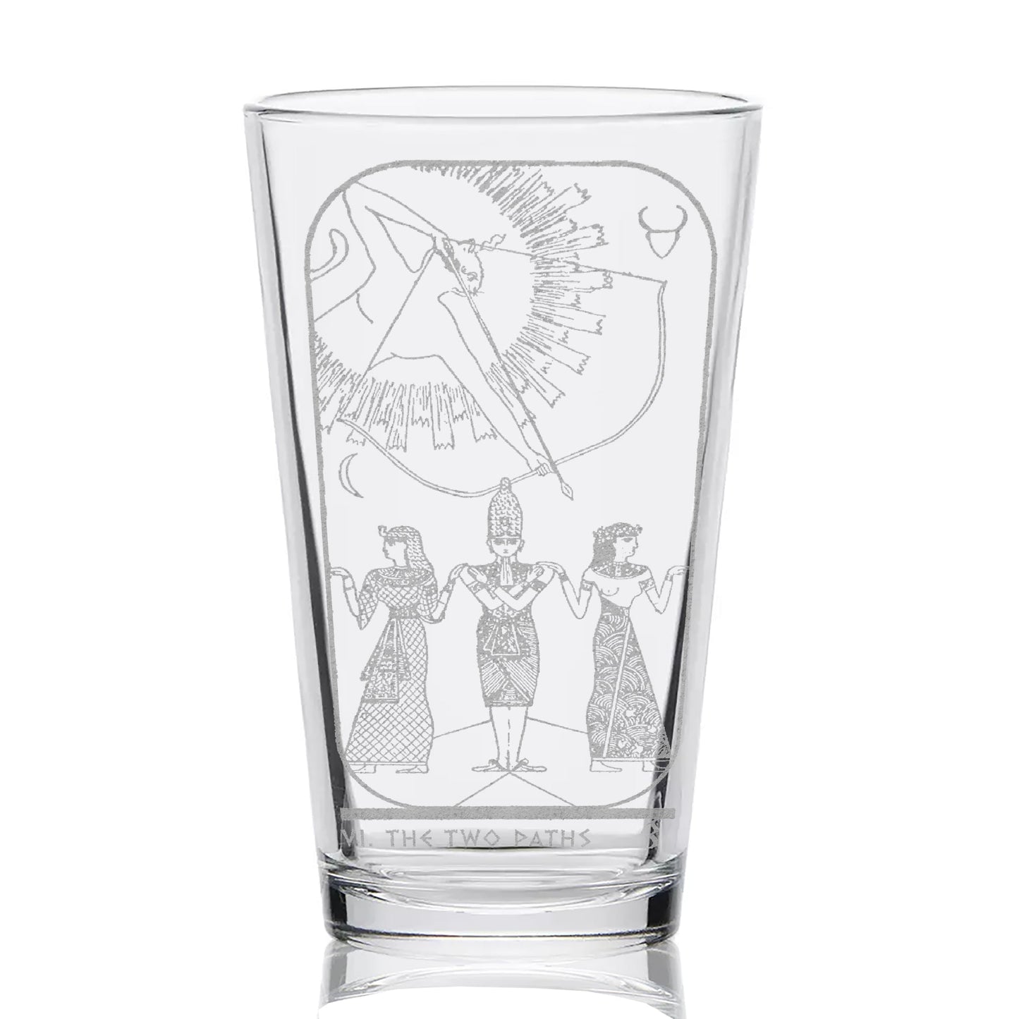 EGYPTIAN TAROT CARD Pint Glasses by LumEngrave VYSN