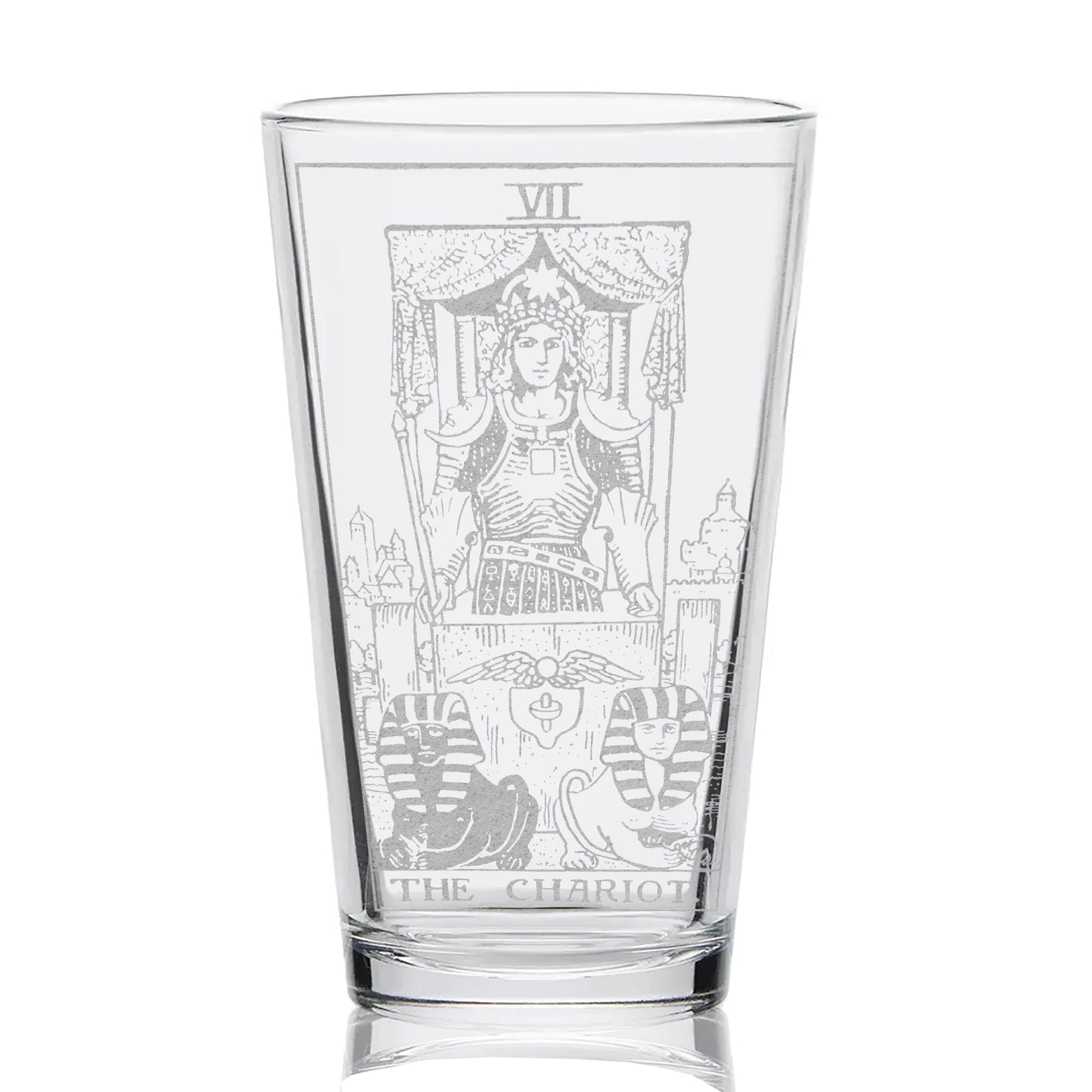 RIDER-WAITE TAROT CARD Pint Glasses by LumEngrave VYSN