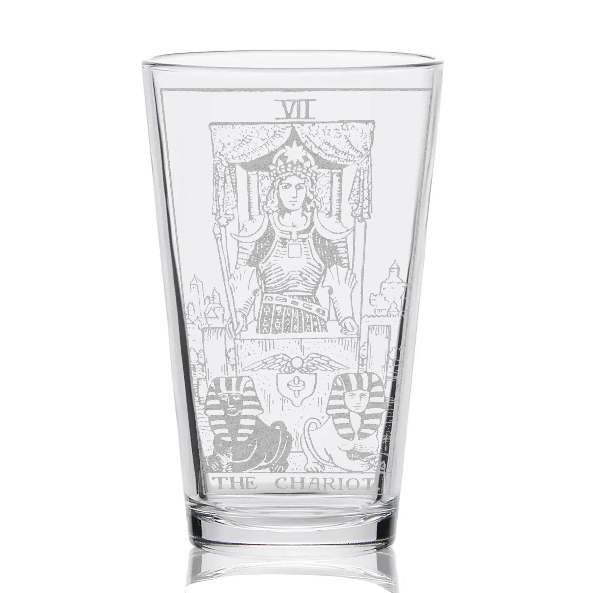 RIDER-WAITE TAROT CARD Pint Glasses by LumEngrave VYSN