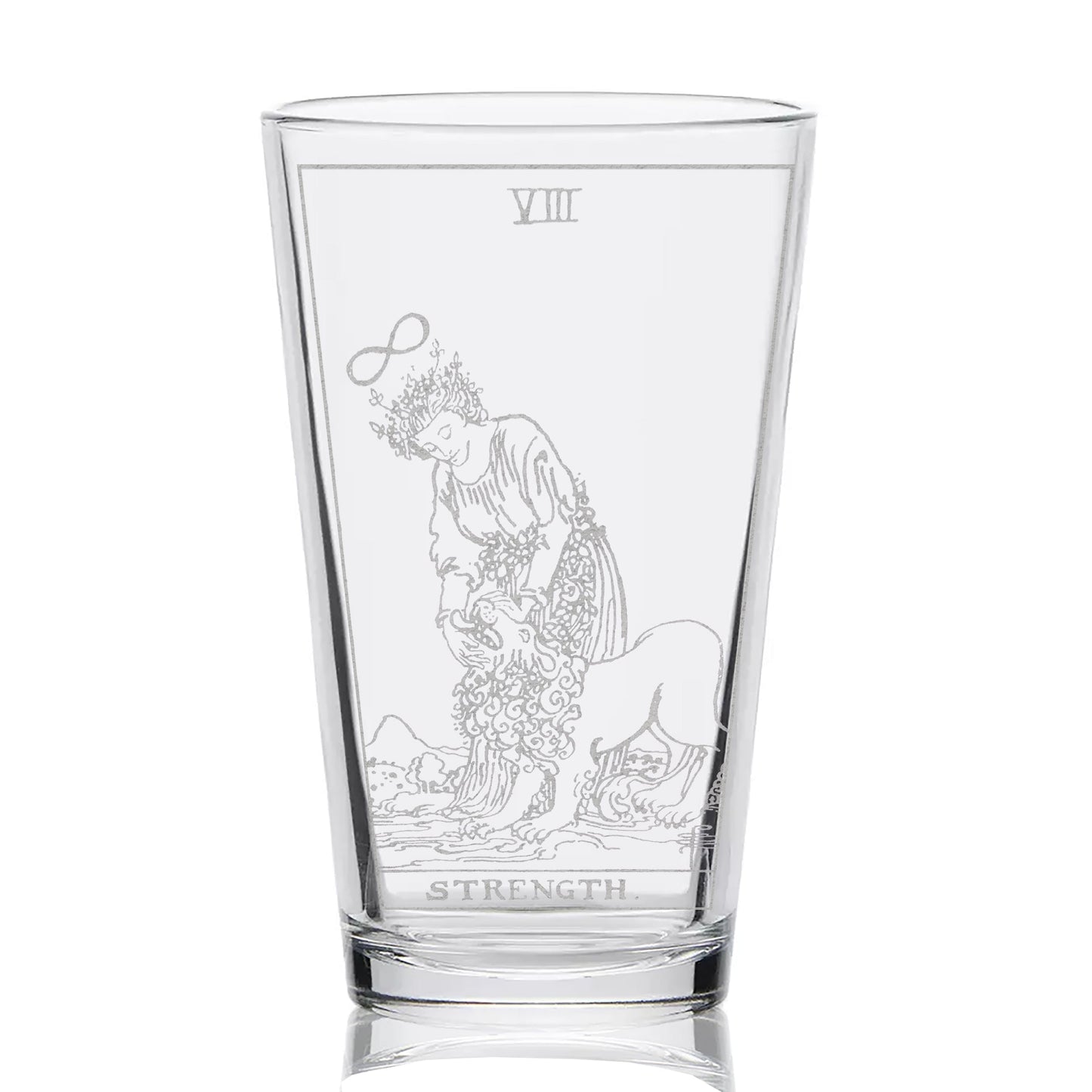 RIDER-WAITE TAROT CARD Pint Glasses by LumEngrave VYSN