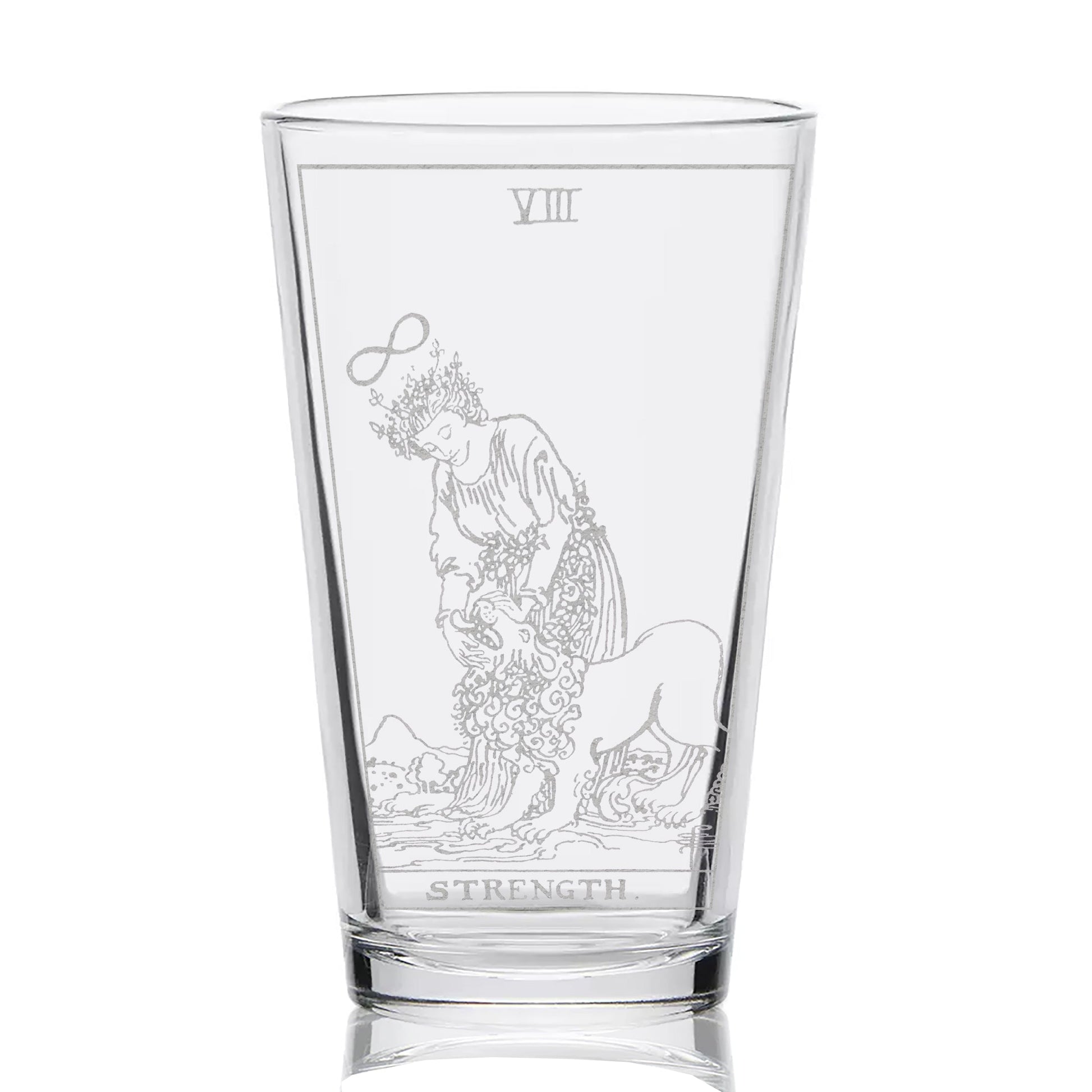 RIDER-WAITE TAROT CARD Pint Glasses by LumEngrave VYSN