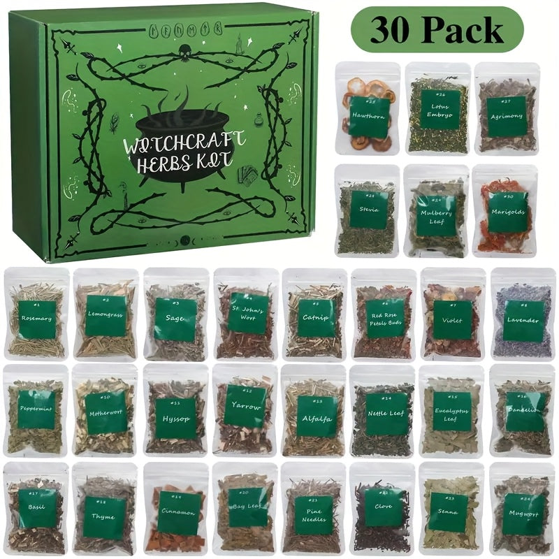 Green Witchcraft Herbs Kit Green Witch Creations