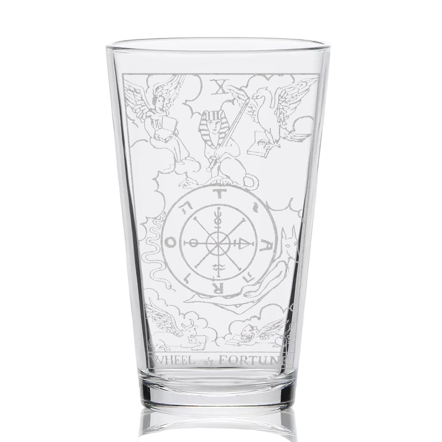 RIDER-WAITE TAROT CARD Pint Glasses by LumEngrave VYSN