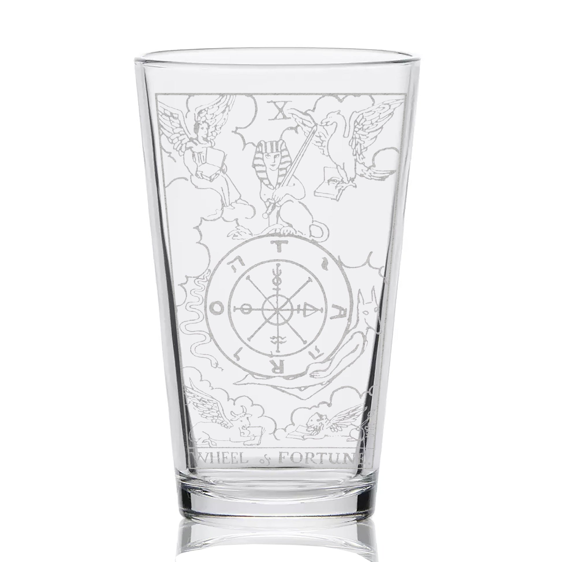 RIDER-WAITE TAROT CARD Pint Glasses by LumEngrave VYSN