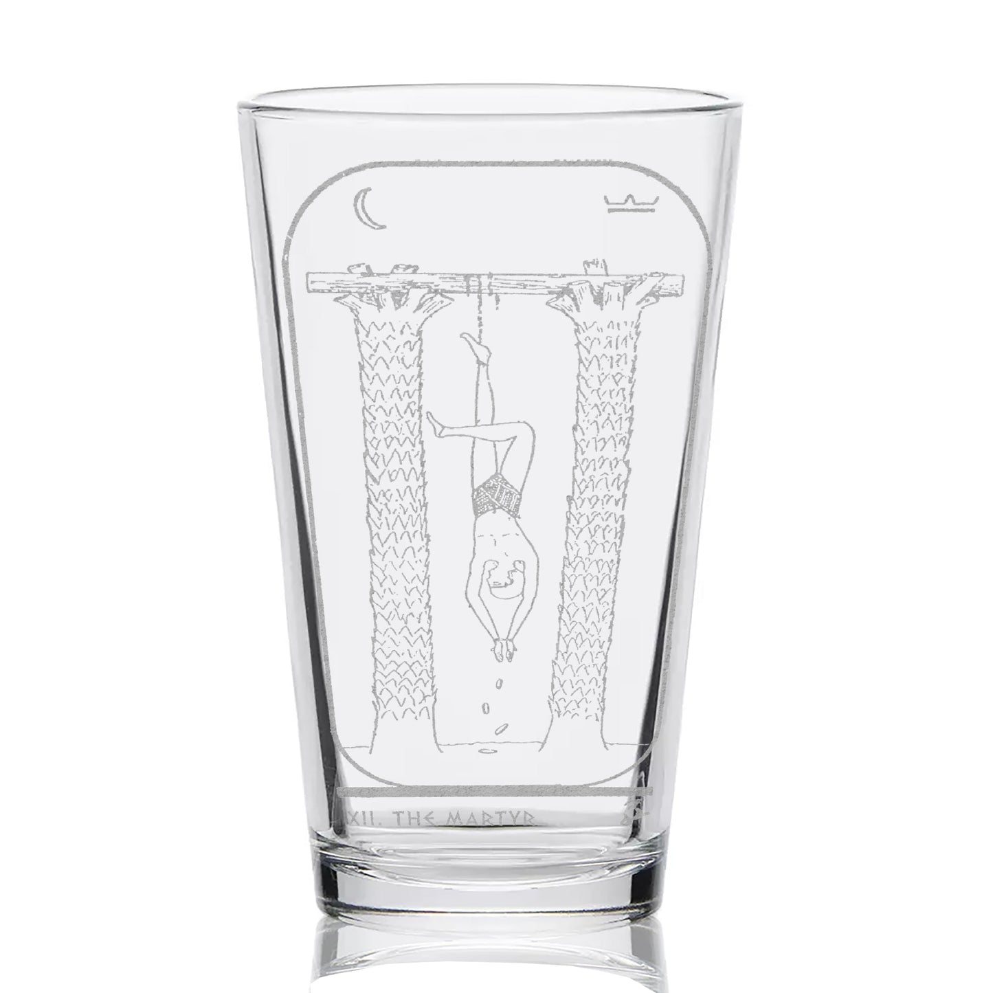 EGYPTIAN TAROT CARD Pint Glasses by LumEngrave VYSN