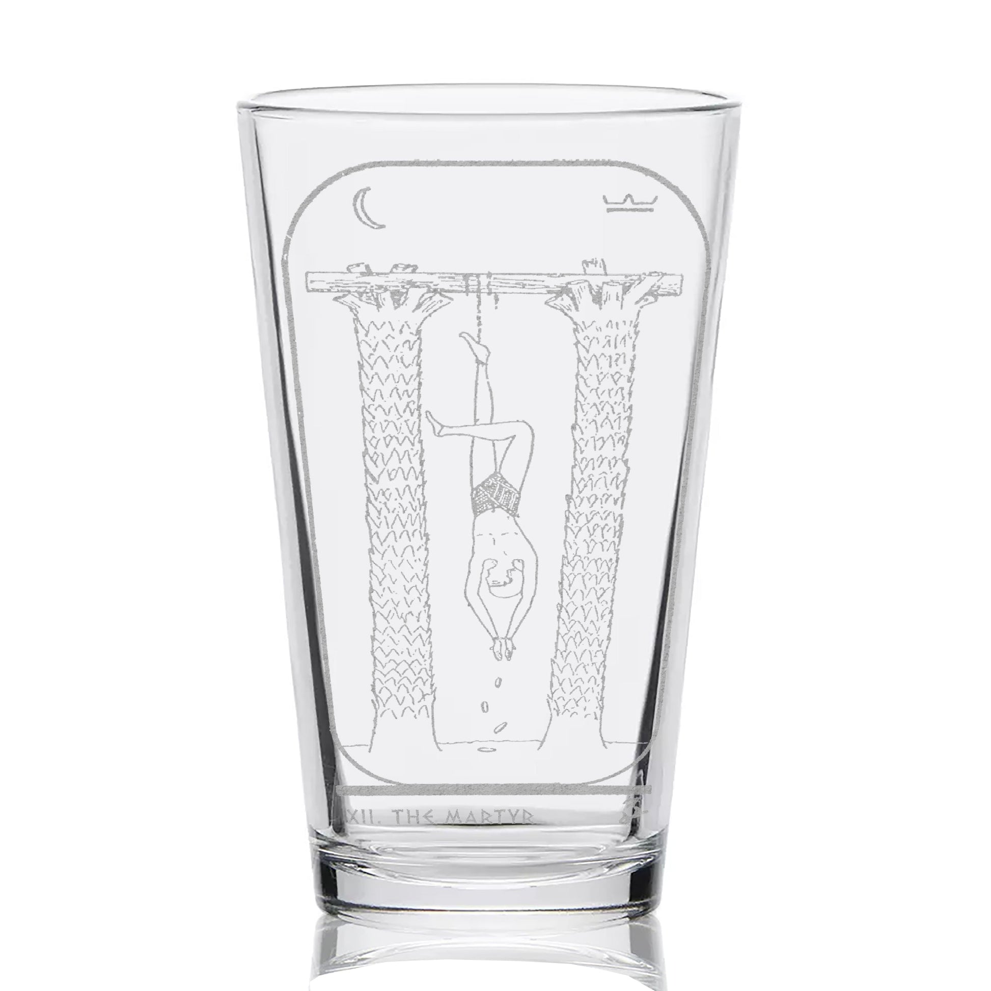 EGYPTIAN TAROT CARD Pint Glasses by LumEngrave VYSN
