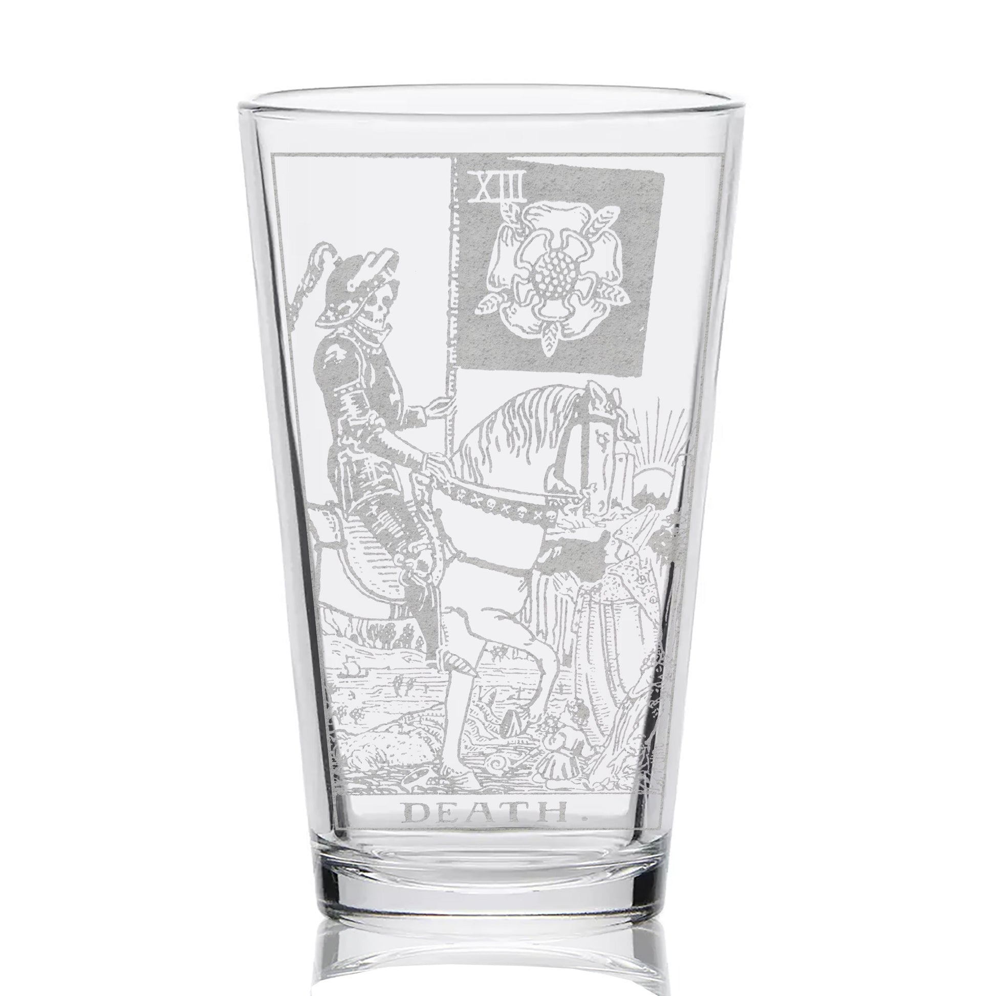 RIDER-WAITE TAROT CARD Pint Glasses by LumEngrave VYSN