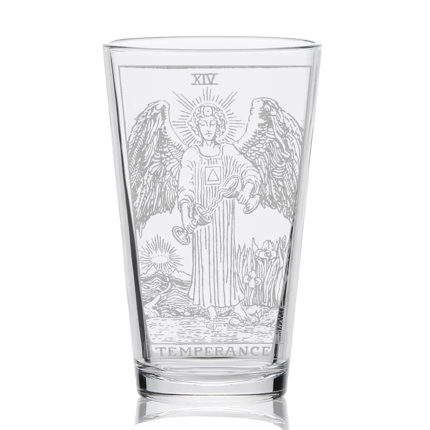 RIDER-WAITE TAROT CARD Pint Glasses by LumEngrave VYSN