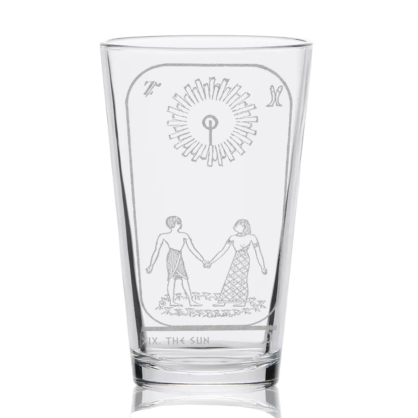 EGYPTIAN TAROT CARD Pint Glasses by LumEngrave VYSN