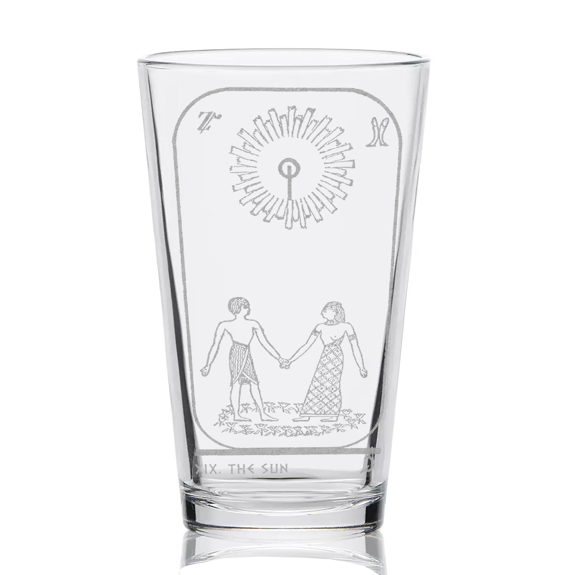 EGYPTIAN TAROT CARD Pint Glasses by LumEngrave VYSN