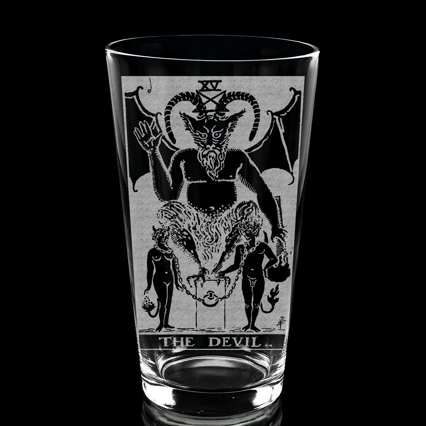 RIDER-WAITE TAROT CARD Pint Glasses by LumEngrave VYSN