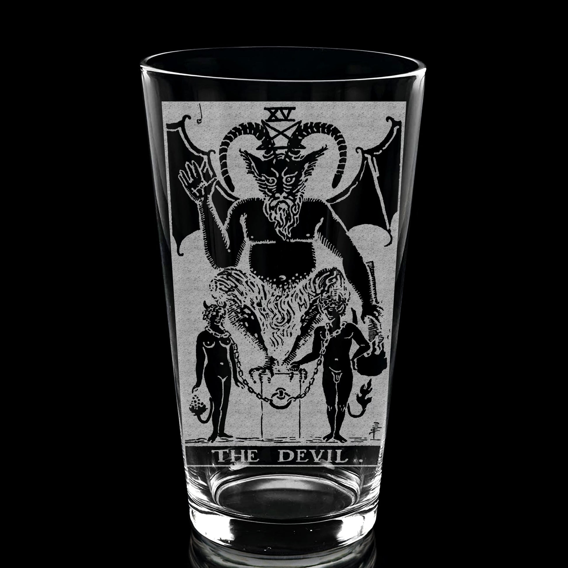 RIDER-WAITE TAROT CARD Pint Glasses by LumEngrave VYSN