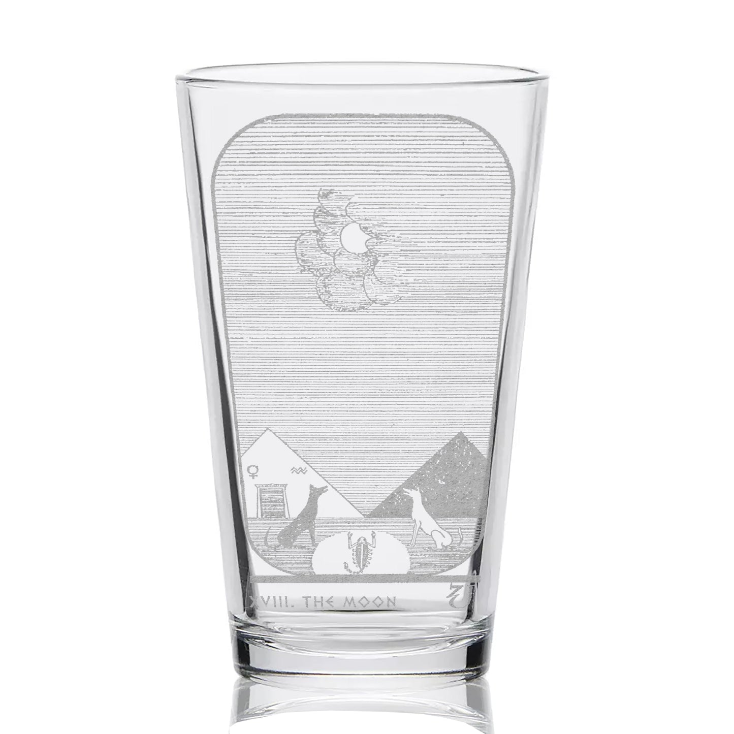 EGYPTIAN TAROT CARD Pint Glasses by LumEngrave VYSN