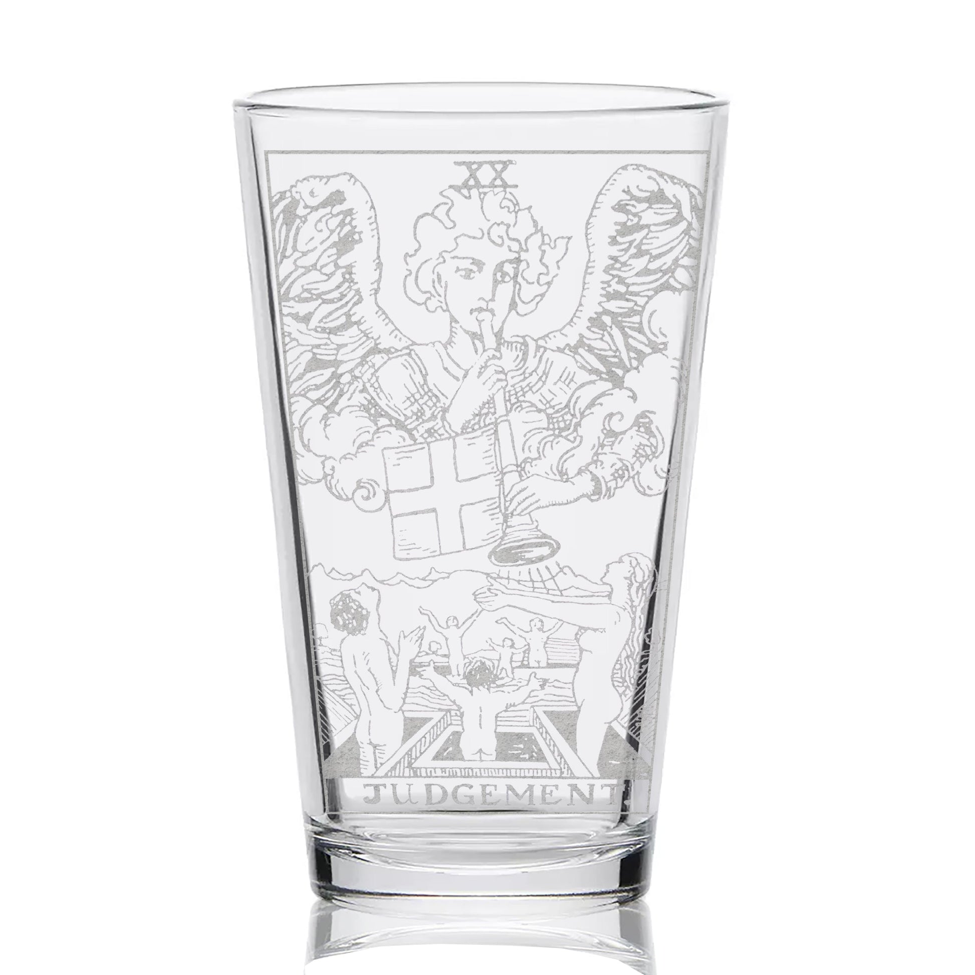 RIDER-WAITE TAROT CARD Pint Glasses by LumEngrave VYSN