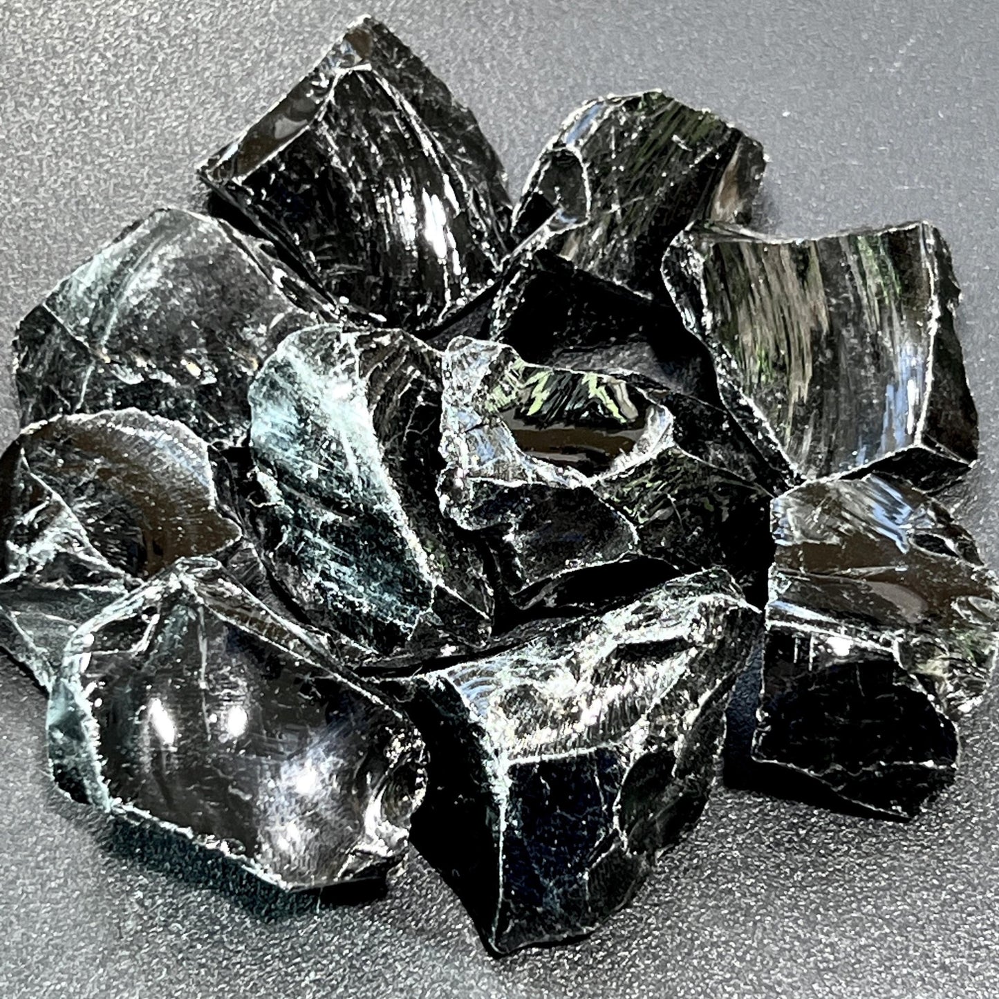 Black Obsidian Rough Raw Crystal Stones (By The Piece or Pound) Wholesale - Solar Luxe Metaphysical Store