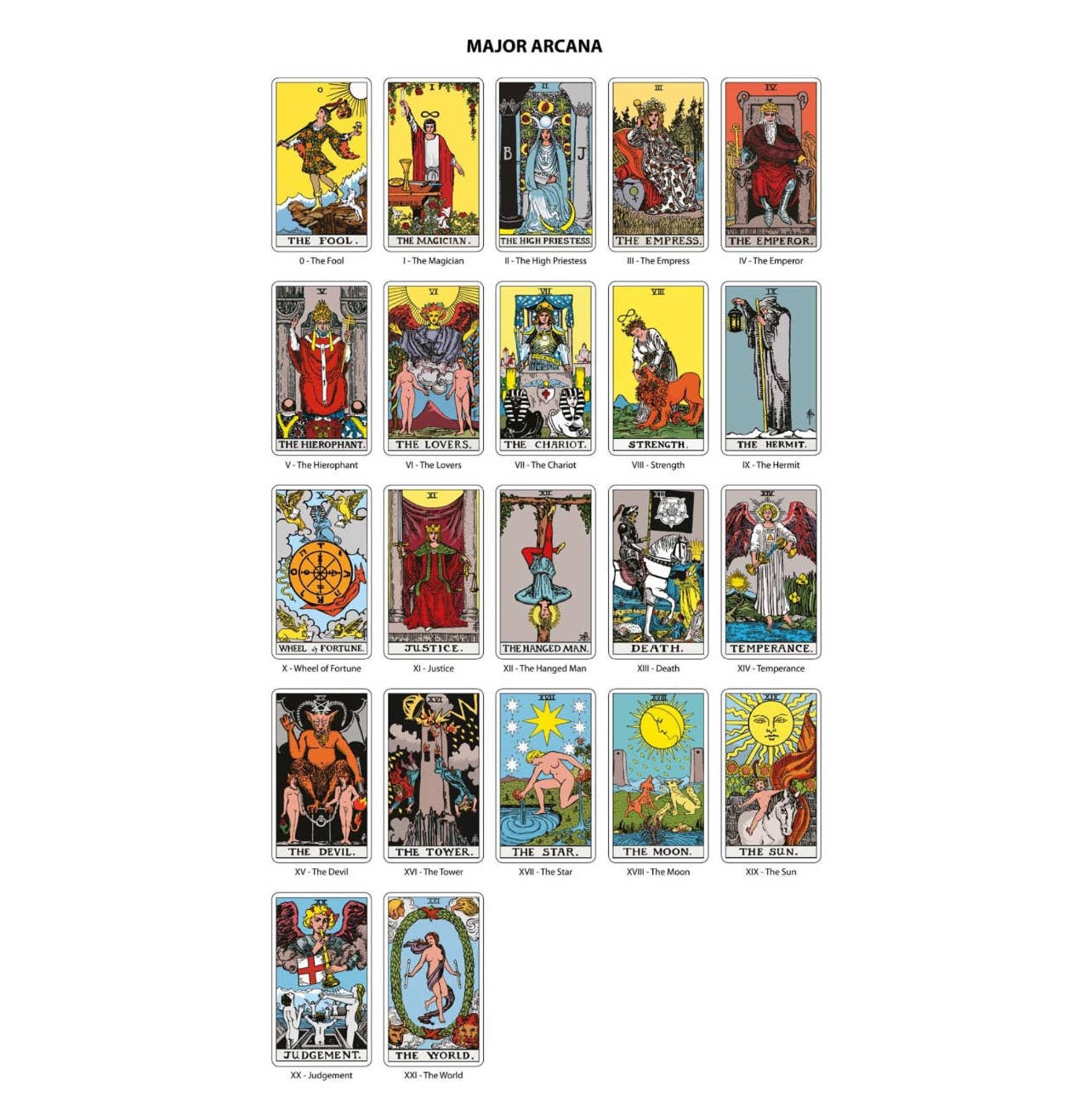 Classic Tarot Card Deck New Age Lifestyle