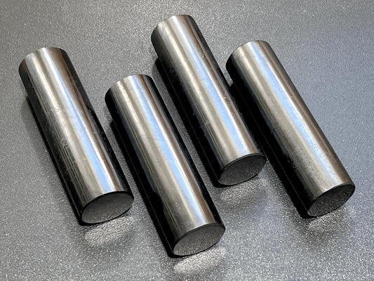 Black Shungite Cylinder Harmonizer Rod (4 Inches) Gemstone Carving Decor Supply Amazing Crystals