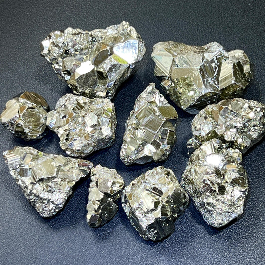 Extra Quality Premium Pyrite Small Crystal Clusters (By The Piece Or Pound) Peru Rough Wholesale Amazing Crystals