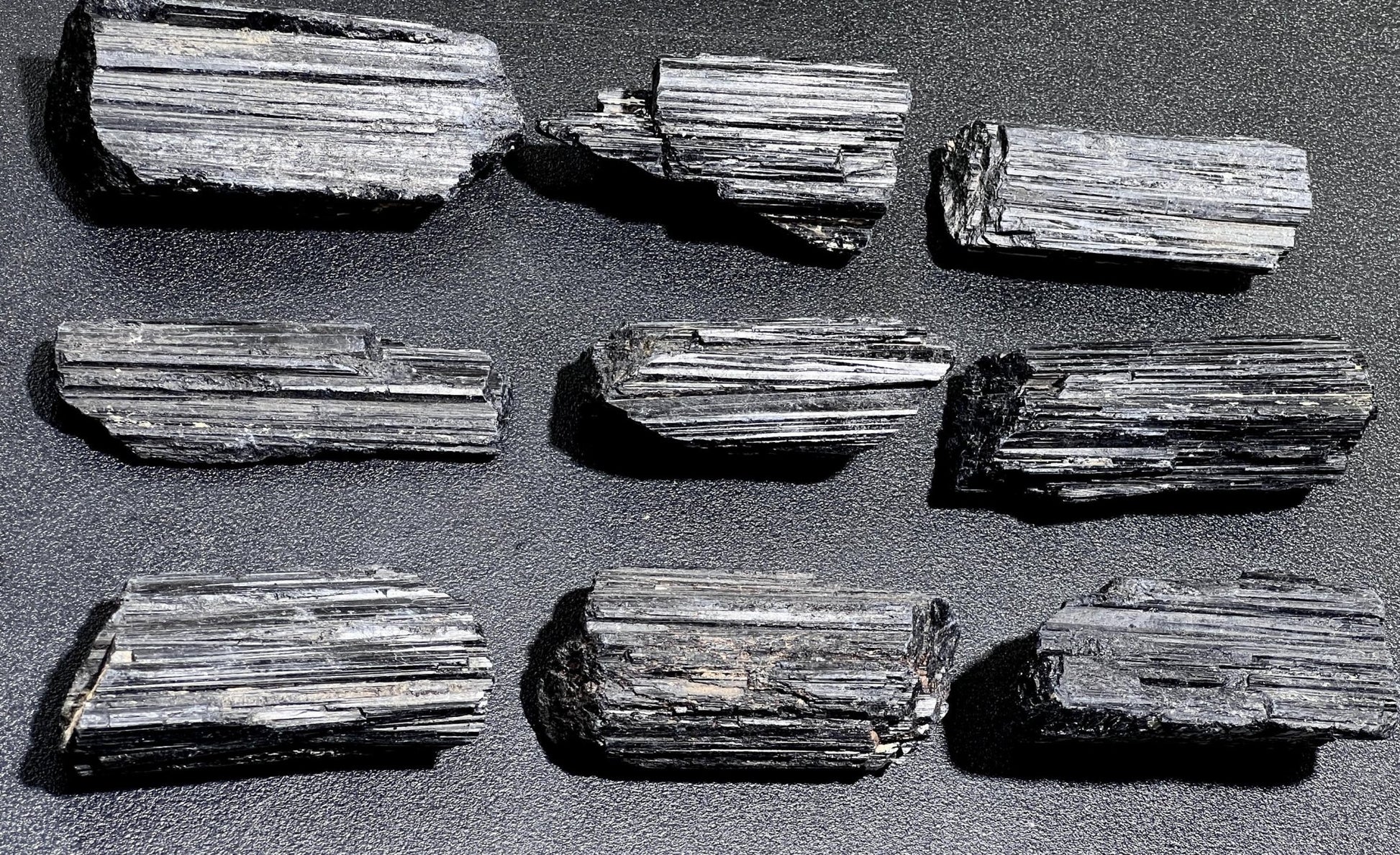 Large Black Tourmaline Crystals (1 - 3 Inches)(By The Piece Or Pound) Rough Raw Gemstone Home Decor - Solar Luxe Metaphysical Store