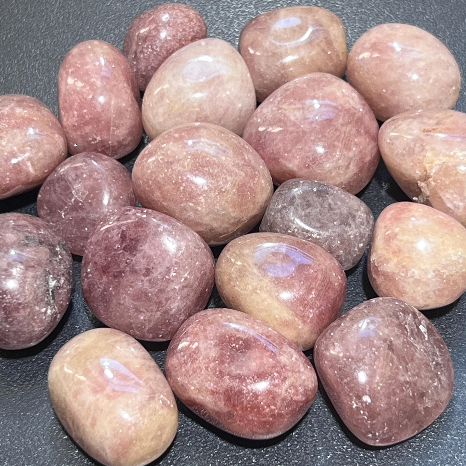 Red Strawberry Quartz Tumbled Bulk Wholesale Lot Polished Gemstones Decor Supply Amazing Crystals