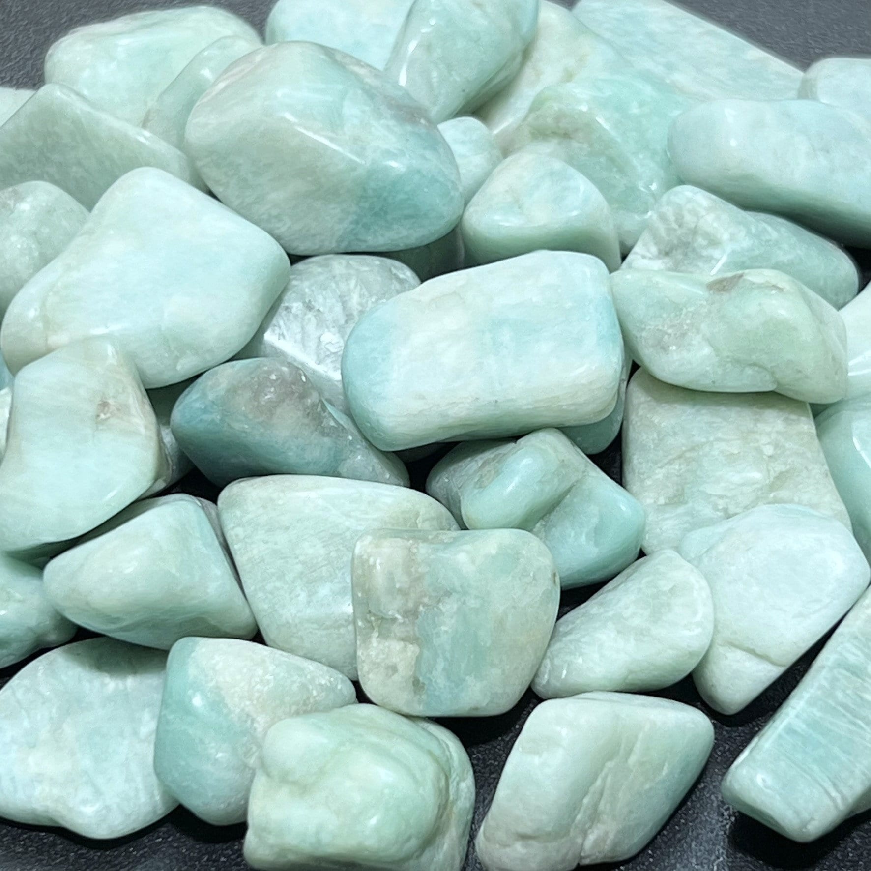 Amazonite Feldspar Tumbled Stones (By The Piece Or Pound) Wholesale Amazing Crystals