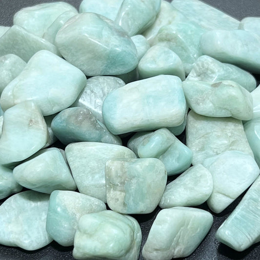 Amazonite Feldspar Tumbled Stones (By The Piece Or Pound) Wholesale Amazing Crystals